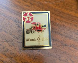 Texaco Fire Truck Atlanta Olympic Games Enamel Pin