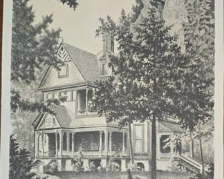 Wildwood House Print by Gary Simmons