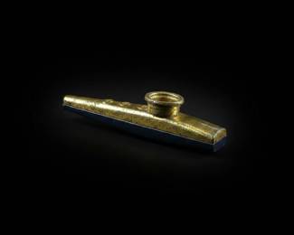Vintage Metal Kazoo  Red and Blue second image