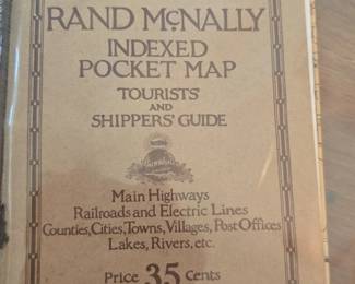 Rand McNally Indexed Pocket Map of Iowa,