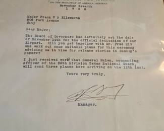 Hot Springs, Arkansas Promotional Booklet and Chamber of Commerce Letter  Airport Dedication second image
