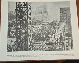 Opening of the Michigan Avenue Bridge  May , Photograph