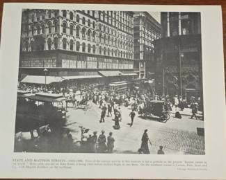 State and Madison Streets, Chicago Historical Photograph