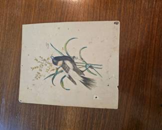 Watercolor of a Swallowtailed Kite