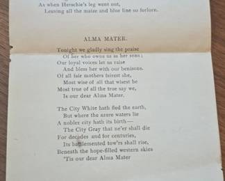 University of Chicago Alumni Rally Song Sheet