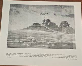 The First Fort Dearborn   Print