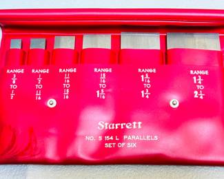 Starrett No. S 154 L Parallels Set of 6 precision tools