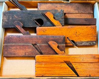 Vintage Wood Molding Planes
