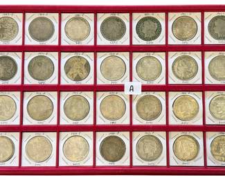 Morgan and Peace Silver Dollars