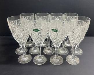 S1989AN Set of 13 Shannon Crystal Stemmed Glasses