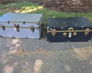 S1724AB Pair of VintageStyle Storage Trunks