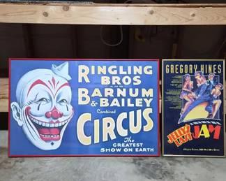S1740AB Pair of Framed Entertainment Theater Posters