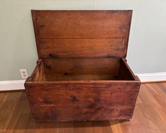 Old Pine Box with Lid