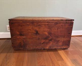 Old Pine Box with Lid