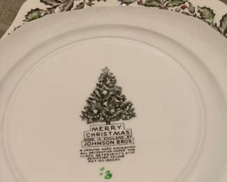 Merry Christmas by Johnson Bros. -mark - 29pc