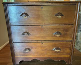 Sweet Pine Chest with Carved Pulls