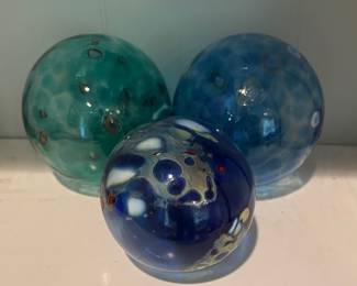 Large Blown Glass Ornaments