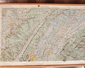 TVA Raised Relief Map
