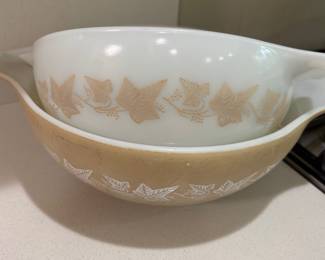 Pair of Matching Pyrex