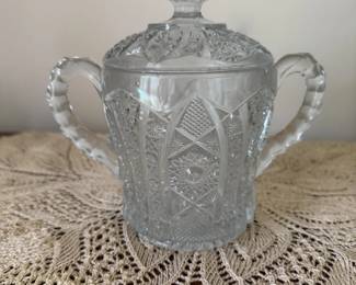 EAPG Imperial Glass Sugar Dish w lid