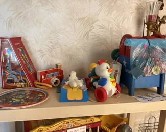 1960's Playskool Post Office-sort Shapes & more