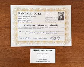 Randall Ogle "A Peek at the Smokies" Limited Edition Print
