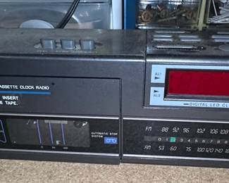 Sears AM/FM Cassette Clock Radio