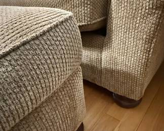 Broyhill Upholstered Armchair and Ottoman Set