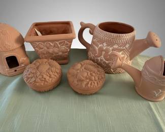 Terracotta Garden Decor Set