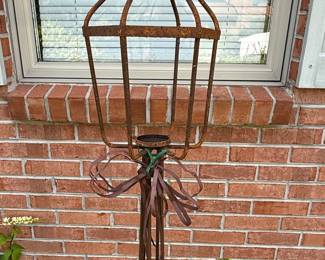 Ornate Wrought Iron Garden Trellises