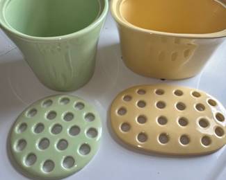 Southern Living At Home Ceramic Flower Frog Set