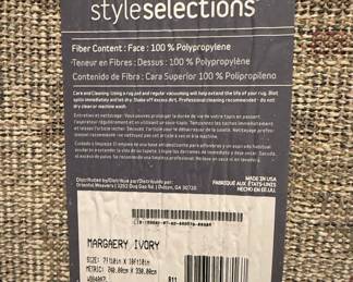 Styleselections Margary Ivory Area Rug
