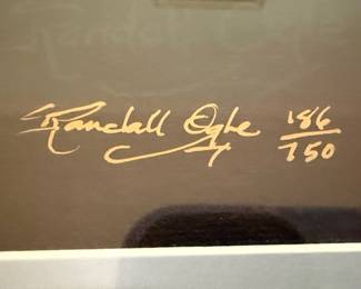 Randall Ogle Misty Mountain Landscape Limited Edition Print