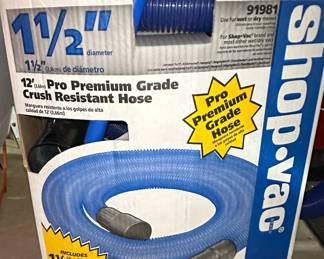 Shop-Vac 12' Pro Premium Grade Crush Resistant Hose with Adapters