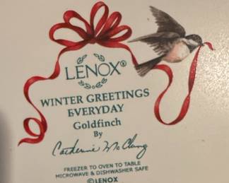 Lenox Winter Greetings Everyday Plates and Mugs