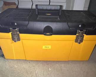 DeWalt Style Toolbox with Hand Saws and Blades