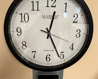 La Crosse Technology Atomic Time Wall Clock with Cor Sensor