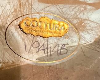 Cottura Hand-Painted Italian Style Ceramic Vases