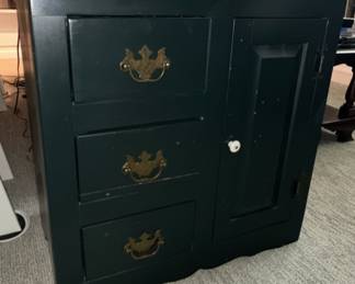 Primitive Pine Dry Sink Cabinet Style