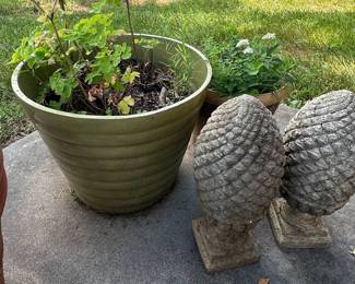 Assorted Garden Pots and Decor