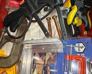 Assorted Clamps and Fasteners