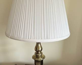 Stiffel Style Brass Baluster Table Lamp