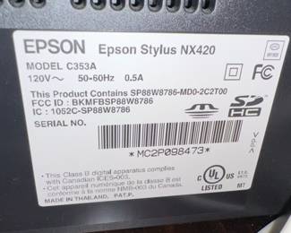 Epson Stylus NX420 All-in-One Printer
