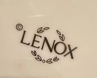 Lenox Symphony Divided Serving Dish with Gold Rim