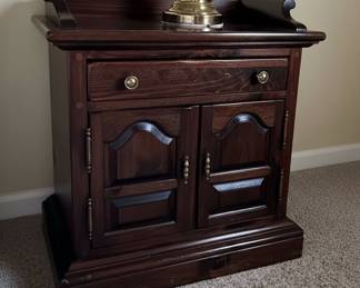 Pennsylvania House Solid Cherry Chippendale Style Nightstand