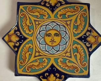 Cottura Italian Ceramic Sun Tile