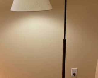 Adjustable Floor Lamp with Cone Shade