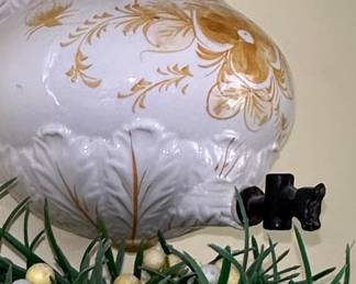 Italian Ceramic Lavabo Wall Fountain Planter