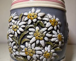 Gerz W. Germany Edelweiss Limited Edition Stein