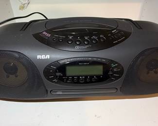 RCA Boombox with CD and Cassette Player